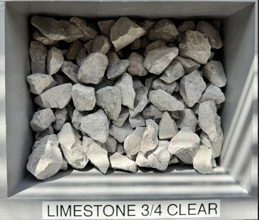 Limestone 3/4" Clear