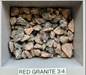 Red Granite 3/4"