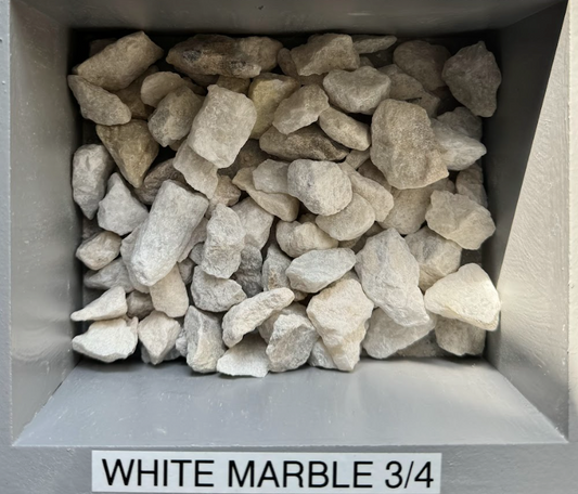 White Marble 3/4"