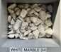 White Marble 3/4"